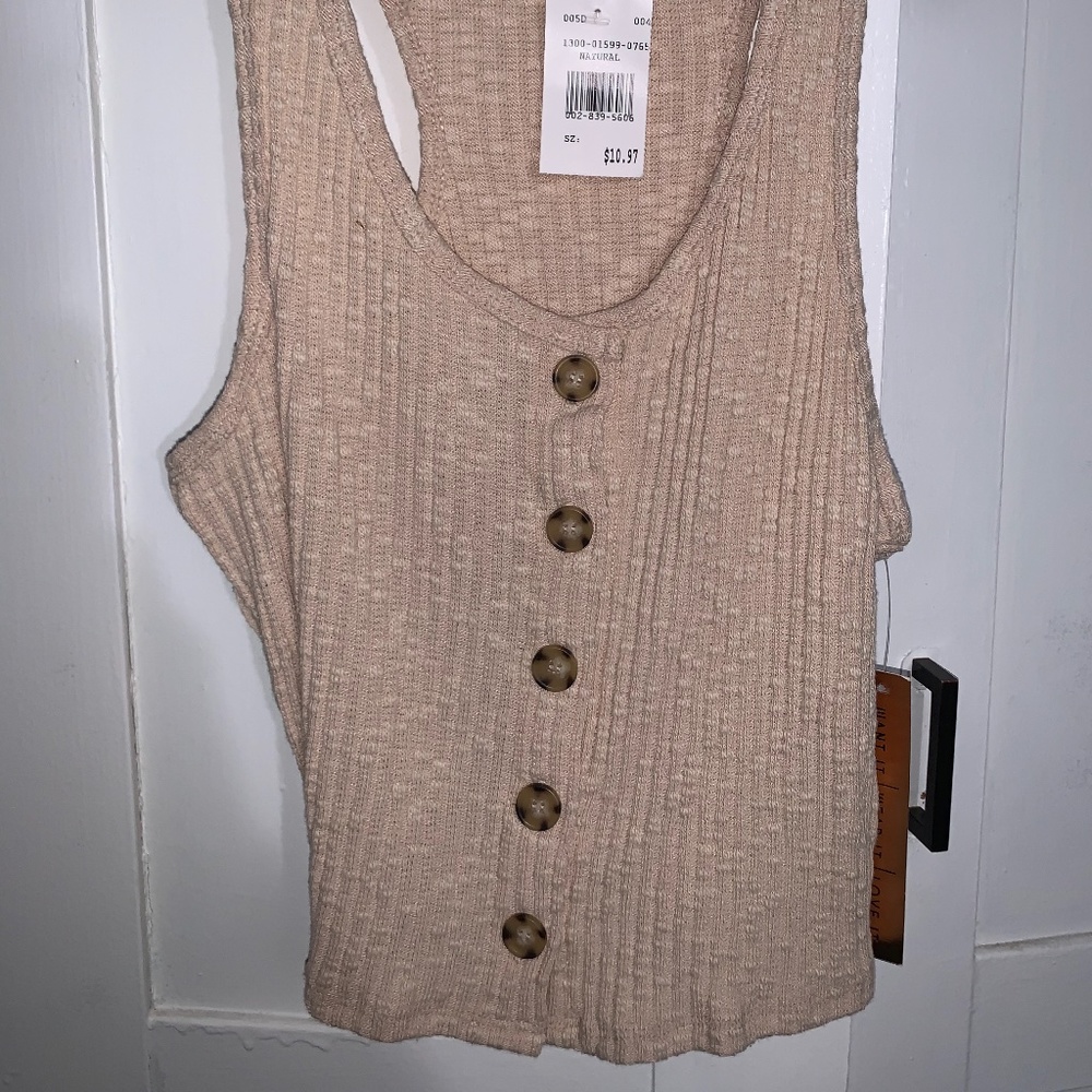 Brand New Sleeveless crop top